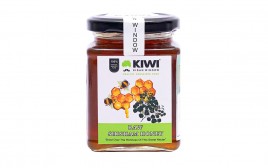 Kiwi Kisan Window Raw Shisham Honey   Glass Jar  350 grams